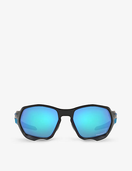 OAKLEY: OO9019 Plazma rectangle-frame nylon sunglasses