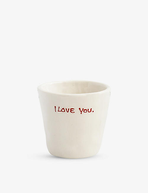 ANNA + NINA: I Love You ceramic espresso cup 5.5cm