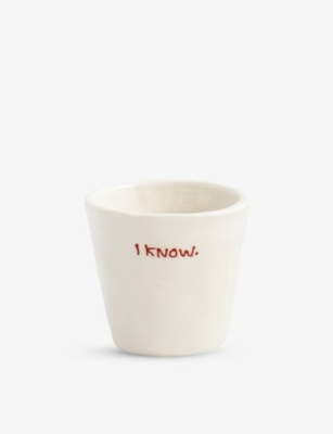 Anna + Nina I Know Ceramic Espresso Cup 5.5cm