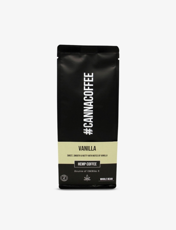 Cannacoffee Vanilla Hemp whole-bean coffee 227g