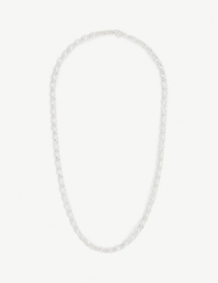 Hatton Labs Diamond Cut Sterling-silver Necklace