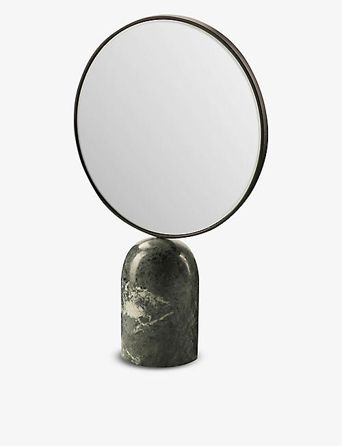 POLS POTTEN: Round marble mirror 34cm