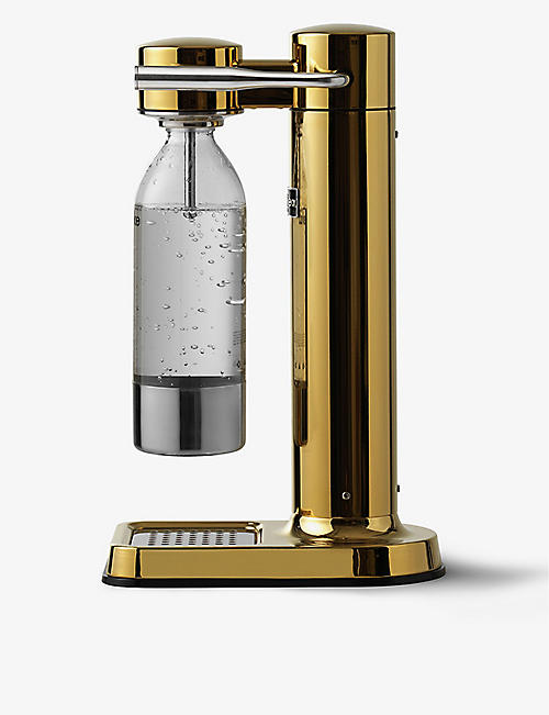AARKE: Carbonator 3 brass stainless steel sparkling water maker