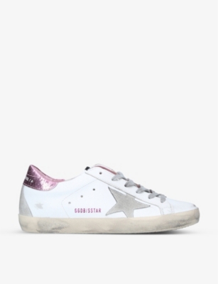 golden goose superstar leather trainers