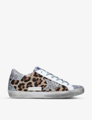 leopard print superstars