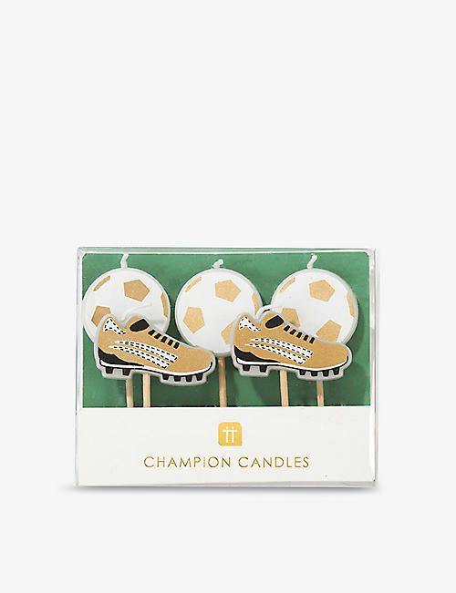 TALKING TABLES: Party Champions candles set of five