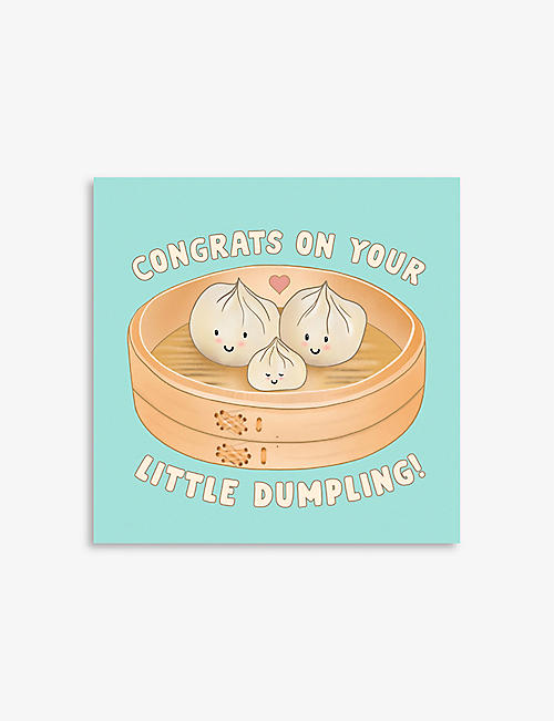 CENTRAL 23: Congrats On Your Little Dumpling greeting card
