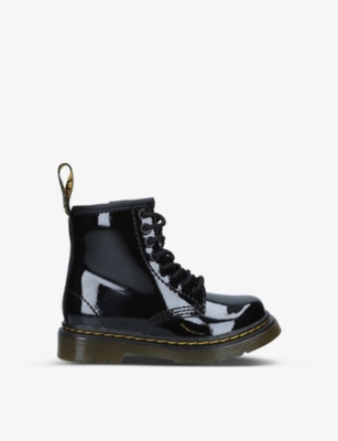 Dr. Martens' Kids' 1460 8-eye Leather Boots 3-5 Years In Black