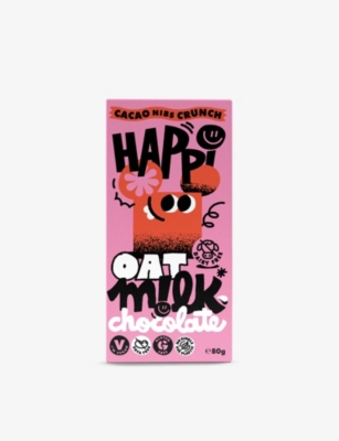 HAPPI: Happi Cacao Nib Crunch Oat M!lk Chocolate Bar 80g