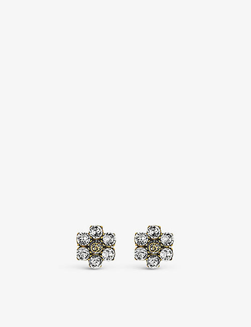 GUCCI: GG Marmont crystal earrings