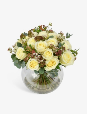 MOYSES STEVENS: Two Dozen White Roses bouquet