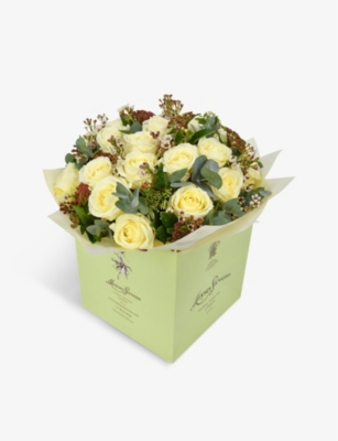 MOYSES STEVENS: Two Dozen White Roses bouquet