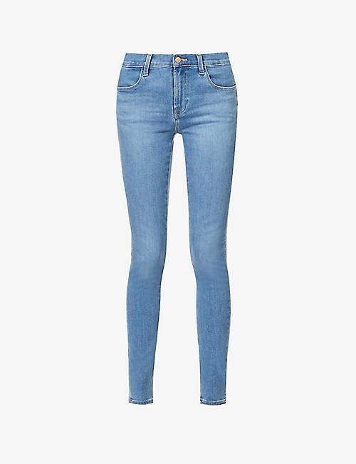 J BRAND: Sophia skinny mid-rise stretch-denim jeans