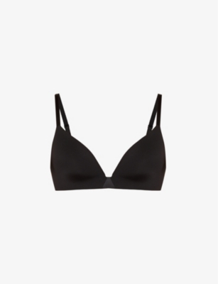 Chantelle Essen Non-wired Stretch-woven Bra In 011 Black