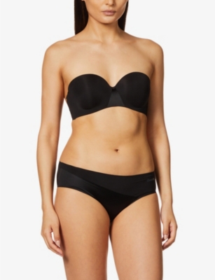 Chantelle Essen High-rise Seamless Stretch-woven Briefs In 011 Black