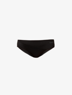 Chantelle Essen High-rise Seamless Stretch-woven Briefs In 011 Black