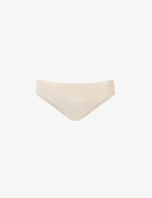Chantelle Essen High-rise Seamless Stretch-woven Briefs In Nude (lingerie)