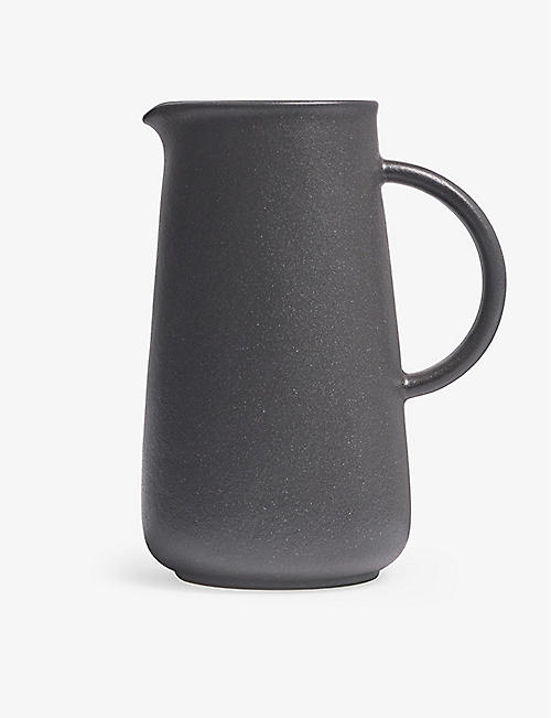 MONOWARE: Glazed stoneware pitcher 19.8cm