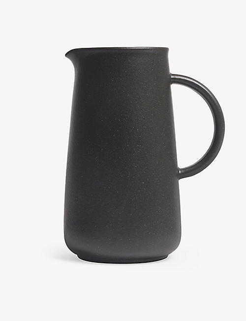 MONOWARE: Glazed stoneware pitcher 19.8cm