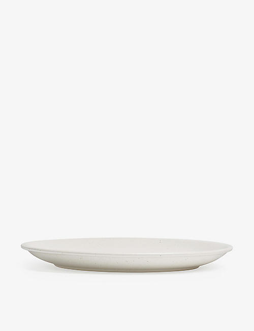 MONOWARE: Glazed stoneware dinner plate 27cm