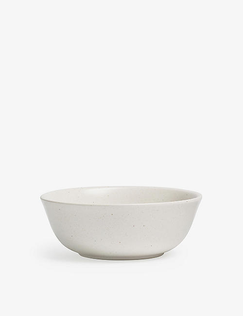 MONOWARE: Glazed stoneware cereal bowl 15.8cm