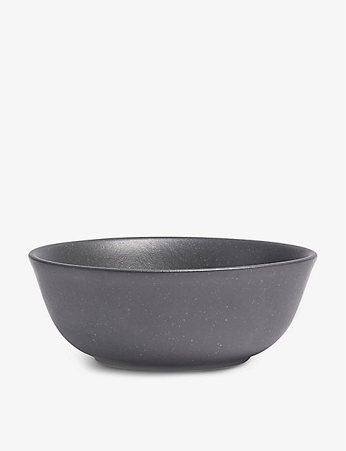 MONOWARE: Glazed stoneware cereal bowl 15.8cm
