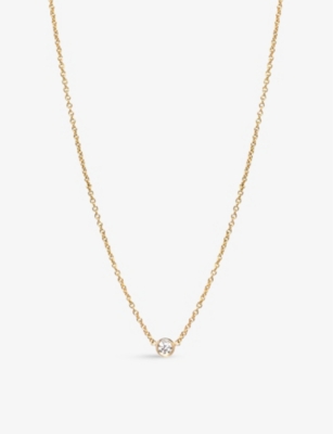 THE ALKEMISTRY: Zoë Chicco 14ct yellow gold and diamond necklace