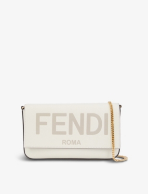 Fendi logo wallet on clearance chain