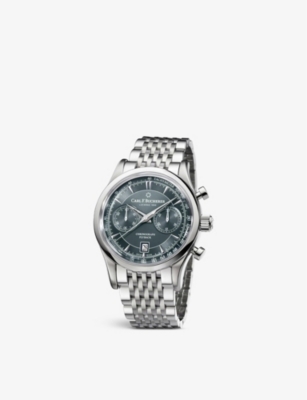 Shop Carl F Bucherer Men's Steel 00.10919.08.93.21 Manero Flyback Stainless-steel Automatic Watch
