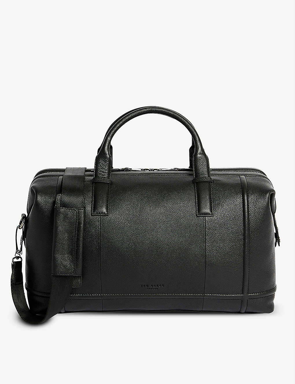 Roocks logo-embossed leather holdall Selfridges & Co Men Accessories Bags Travel Bags 