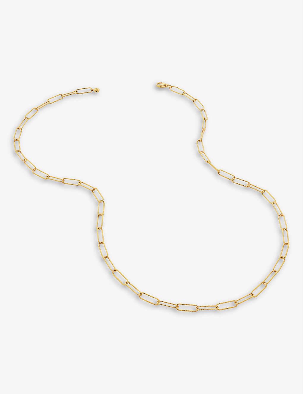 Monica Vinader Alta 18ct Yellow Gold-plated Vermeil Recycled Sterling-silver Necklace