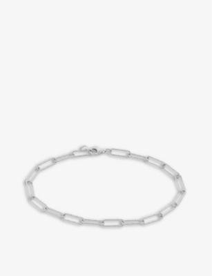 MONICA VINADER: Alta textured recycled sterling silver bracelet