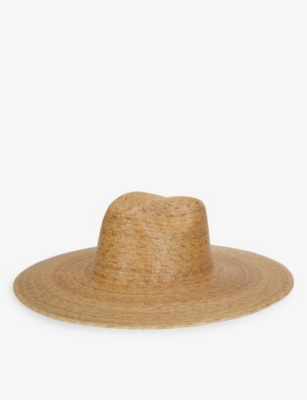 LACK OF COLOR - Palma wide-brim palm leaf fedora hat | Selfridges.com