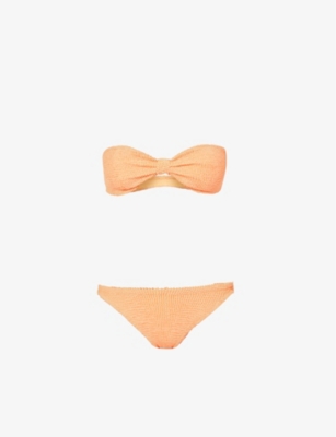 HUNZA G - Jean bandeau bikini set