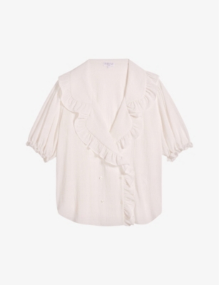 Blanchette frilled-t...