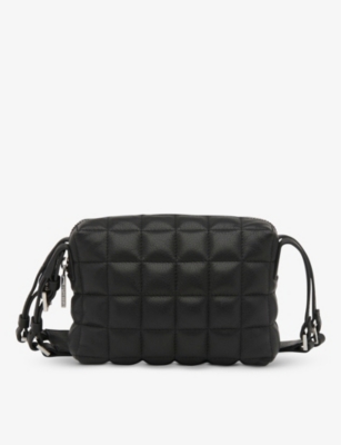WHISTLES WOMENS BLACK ELIAS QUILTED LEATHER CROSS-BODY BAG 1 SIZE,R03734029