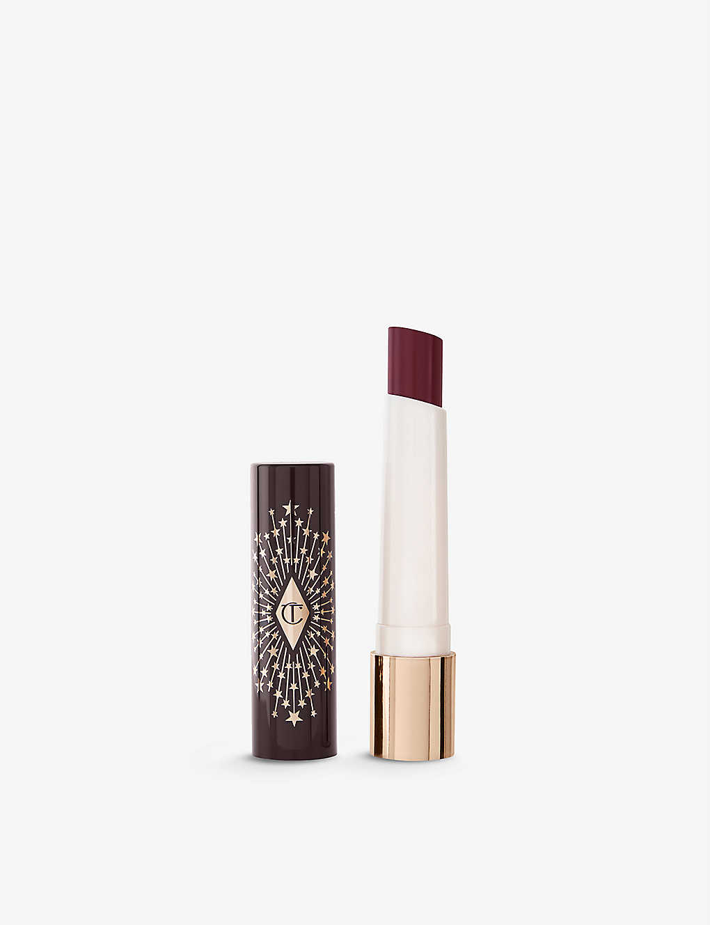 Charlotte Tilbury Hyaluronic Happikiss Lipstick Gloss Balm 2.5g In Happiberry