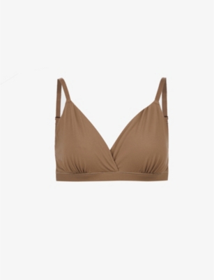 Brown Fits Everybody Triangle Bralette