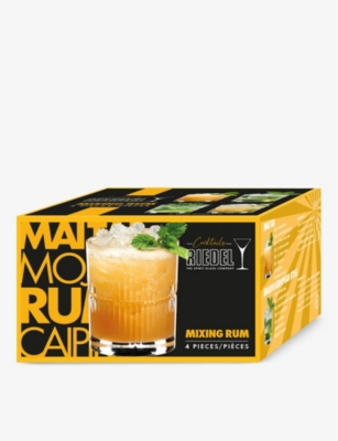 Riedel Mixing Rum Set Of 4 Glass Tumblers