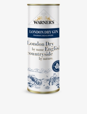 GIN: Warner’s London Dry Gin gift tin 700ml