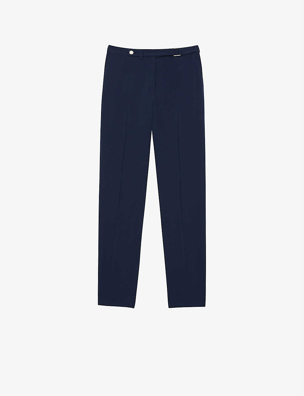 Ted Baker Mid-rise Tailored Stretch-woven Trousers In Navy