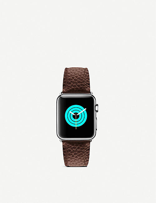 MINTAPPLE: Apple Watch top-grain leather strap 38mm/40mm