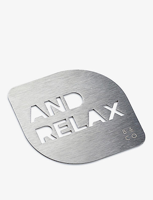 BARISTA & CO: And Relax stainless-steel cocoa stencil 9 x 9 cm