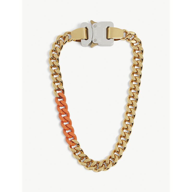ALYX CONTRAST-LINK METAL CHAIN NECKLACE,R03735693
