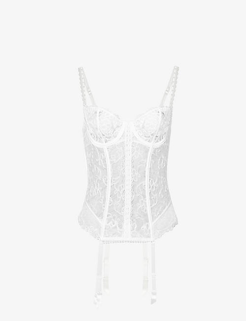 AUBADE: Toujours underwired stretch-lace basque