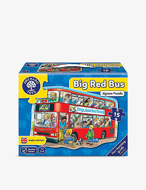ORCHARD TOYS: Big Red Bus 15-piece puzzle