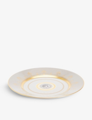 Wedgwood Anthemion 22ct Gold And Bone China Side Plate 20cm In Multi