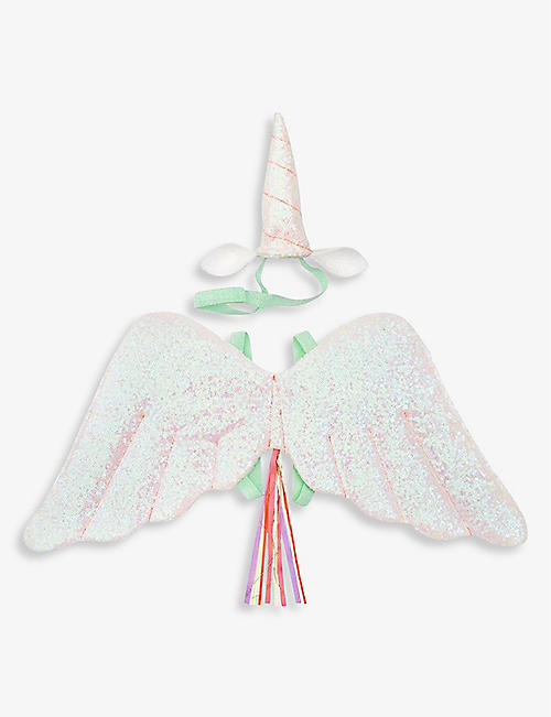 MERI MERI: Winged Unicorn headband and wing set 3-6 years
