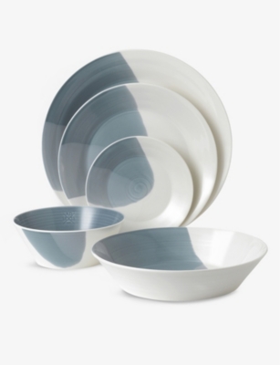 Royal Doulton 1815 Lot De 4 Assiettes Couleurs Claires 27 Cm