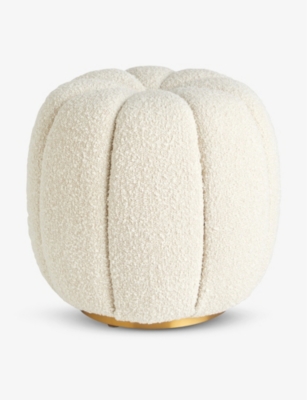 SOHO HOME: Sofia bouclé footstool 43cm